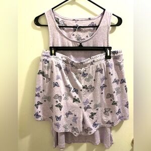 Croft & Barrow Lavender Butterfly Pajama Set